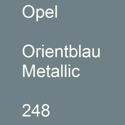 Opel, Orientblau Metallic, 248.